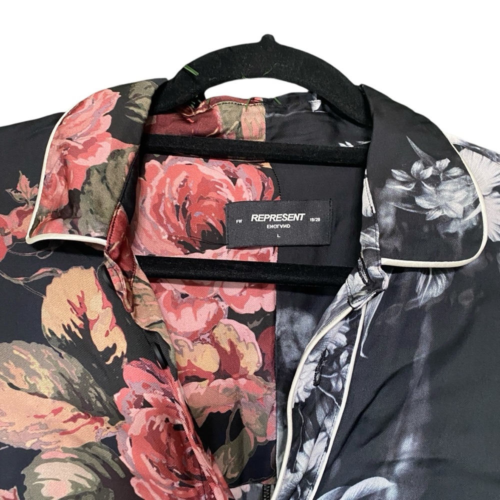 Represent Men Two Tone Split Button Front Shirt - image 2